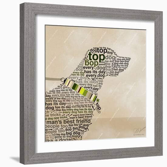 Setter Portrait-Dominique Vari-Framed Art Print