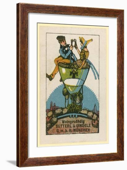 Setterl and Gindele Wine Wholesalers, Munich-null-Framed Giclee Print