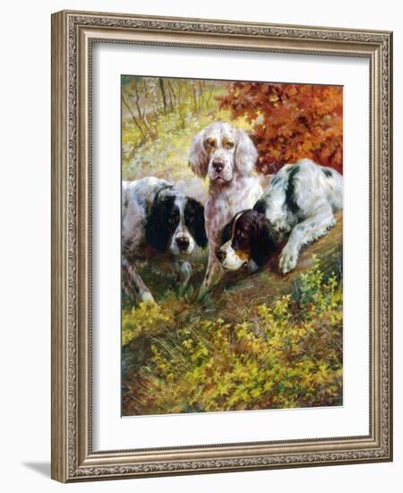 Setters-Edmund Henry Osthaus-Framed Giclee Print