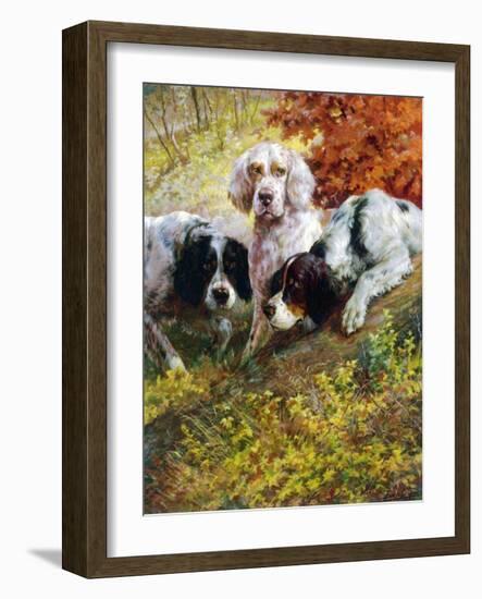 Setters-Edmund Henry Osthaus-Framed Giclee Print