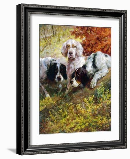 Setters-Edmund Henry Osthaus-Framed Giclee Print