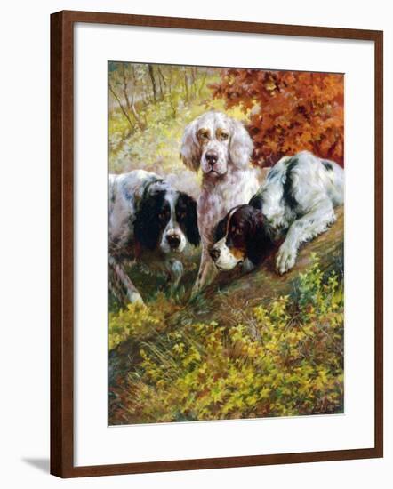 Setters-Edmund Henry Osthaus-Framed Giclee Print