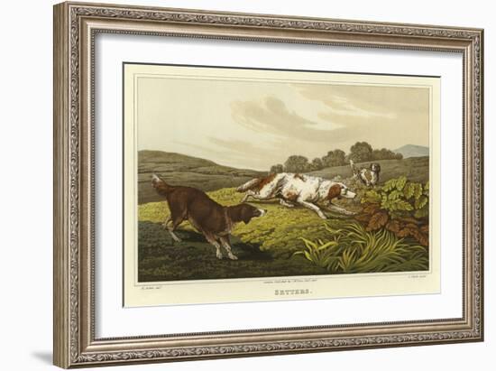 Setters-Henry Thomas Alken-Framed Giclee Print