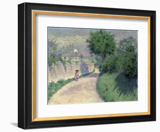 Settignano Laneway-Alfonso Testi-Framed Giclee Print