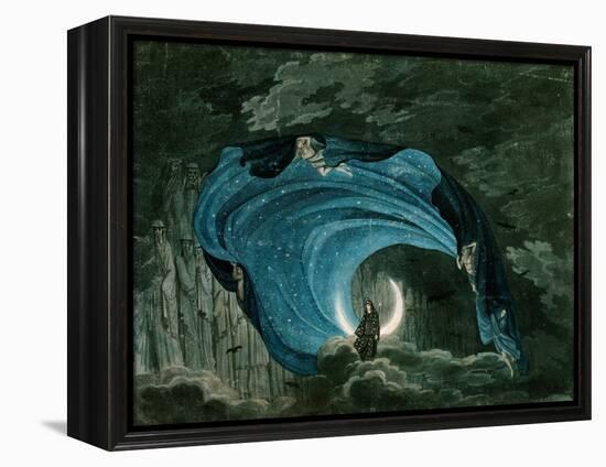 Setting for the Appearance of Astrofiammante, Queen of the Night, from Mozart's 'Magic Flute',…-null-Framed Premier Image Canvas