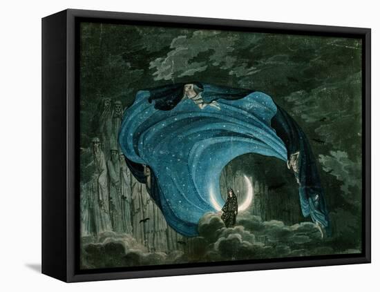 Setting for the Appearance of Astrofiammante, Queen of the Night, from Mozart's 'Magic Flute',…-null-Framed Premier Image Canvas