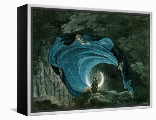 Setting for the Appearance of Astrofiammante, Queen of the Night, from Mozart's 'Magic Flute',…-null-Framed Premier Image Canvas