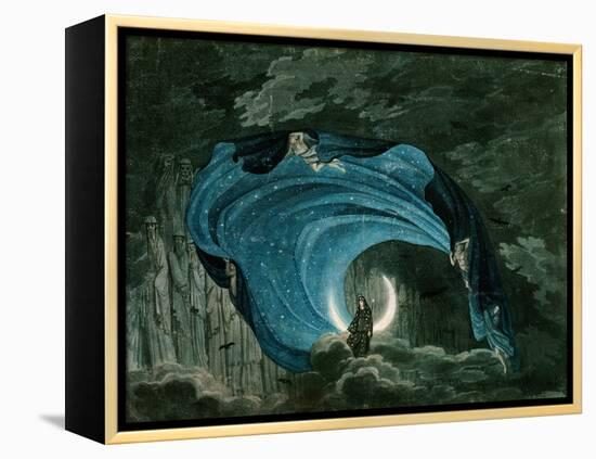 Setting for the Appearance of Astrofiammante, Queen of the Night, from Mozart's 'Magic Flute',…-null-Framed Premier Image Canvas