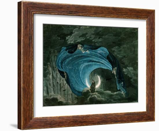 Setting for the Appearance of Astrofiammante, Queen of the Night, from Mozart's 'Magic Flute',…-null-Framed Giclee Print