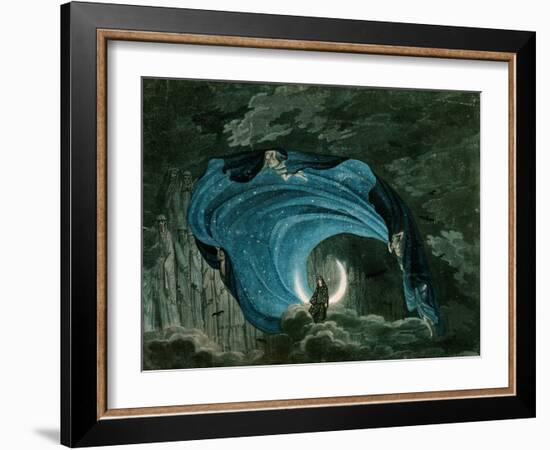 Setting for the Appearance of Astrofiammante, Queen of the Night, from Mozart's 'Magic Flute',…-null-Framed Giclee Print