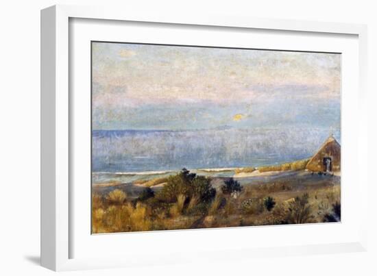 Setting of Moon in Mediterranean Sea, 1897-1900-Nino Costa-Framed Giclee Print