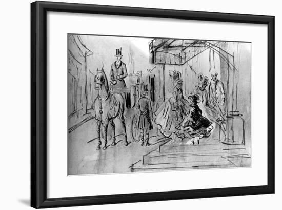 Setting Out, 19th Century-Constantin Guys-Framed Giclee Print