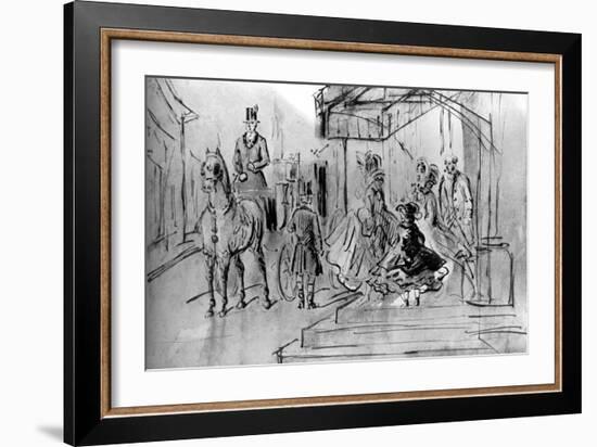 Setting Out, 19th Century-Constantin Guys-Framed Giclee Print