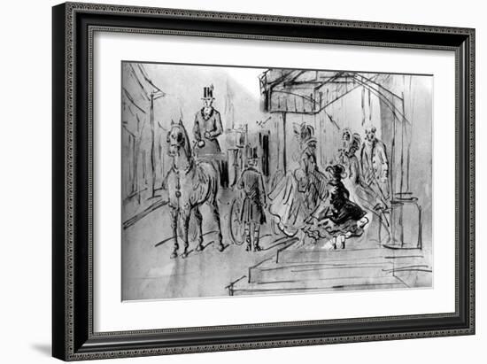 Setting Out, 19th Century-Constantin Guys-Framed Giclee Print