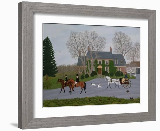 Setting Out for the Meet-Vincent Haddelsey-Framed Giclee Print