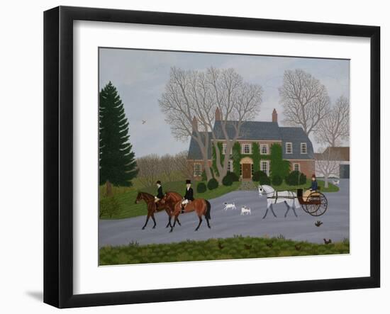 Setting Out for the Meet-Vincent Haddelsey-Framed Giclee Print