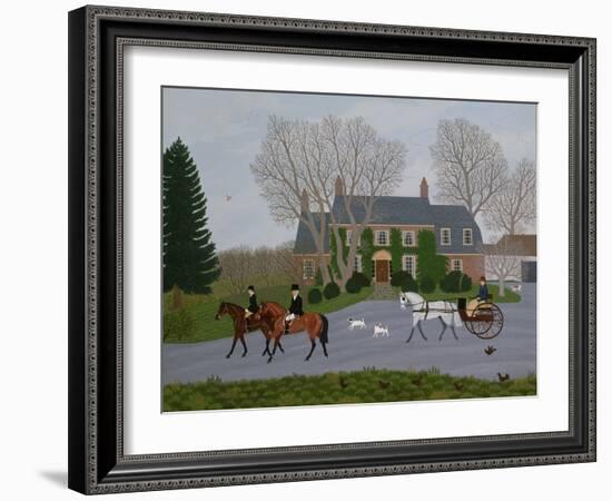 Setting Out for the Meet-Vincent Haddelsey-Framed Giclee Print