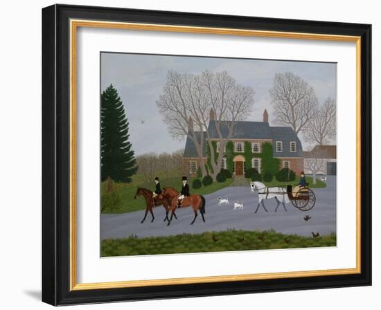 Setting Out for the Meet-Vincent Haddelsey-Framed Giclee Print