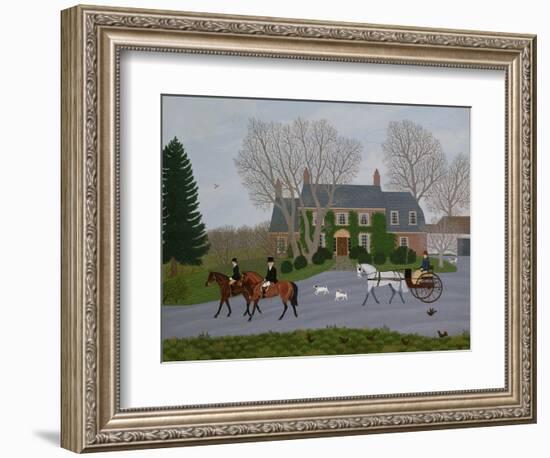 Setting Out for the Meet-Vincent Haddelsey-Framed Giclee Print