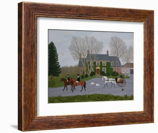Setting Out for the Meet-Vincent Haddelsey-Framed Giclee Print
