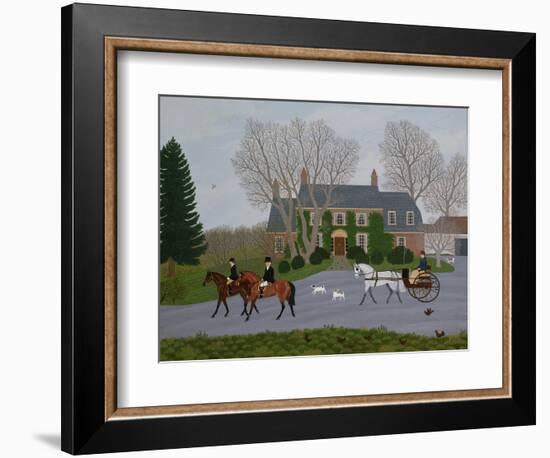 Setting Out for the Meet-Vincent Haddelsey-Framed Giclee Print