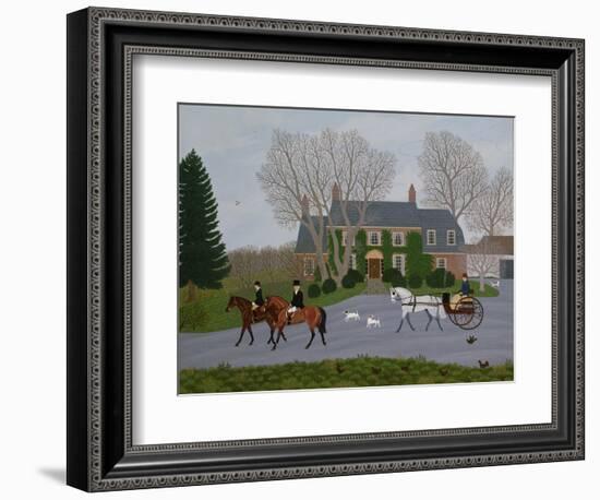 Setting Out for the Meet-Vincent Haddelsey-Framed Giclee Print