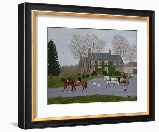 Setting Out for the Meet-Vincent Haddelsey-Framed Giclee Print