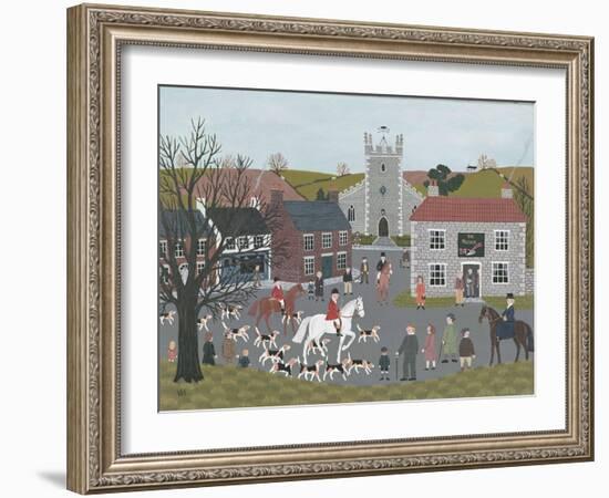 Setting Out from 'The Plough'-Vincent Haddelsey-Framed Giclee Print