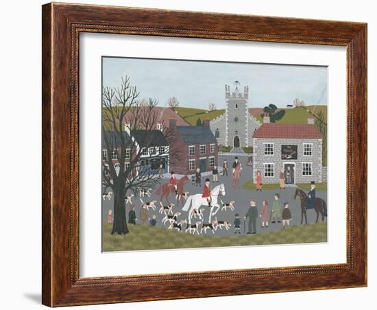 Setting Out from 'The Plough'-Vincent Haddelsey-Framed Giclee Print