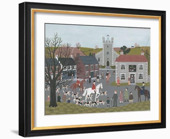 Setting Out from 'The Plough'-Vincent Haddelsey-Framed Giclee Print