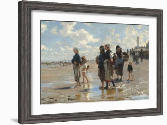 Setting Out to Fish, 1878-John Singer Sargent-Framed Art Print