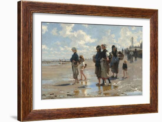 Setting Out to Fish, 1878-John Singer Sargent-Framed Art Print