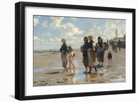 Setting Out to Fish, 1878-John Singer Sargent-Framed Art Print