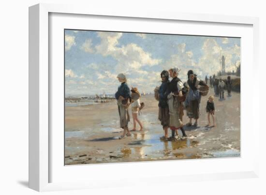 Setting Out to Fish, 1878-John Singer Sargent-Framed Art Print