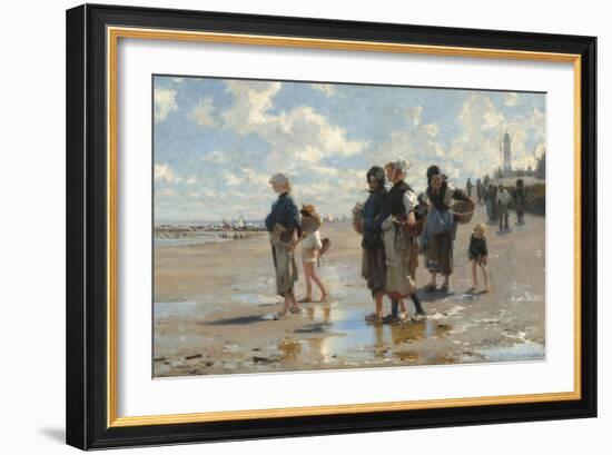 Setting Out to Fish, 1878-John Singer Sargent-Framed Art Print