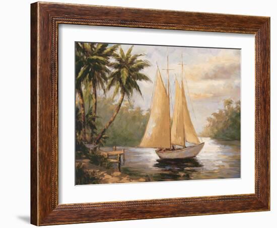 Setting Sail II-Enrique Bolo-Framed Art Print