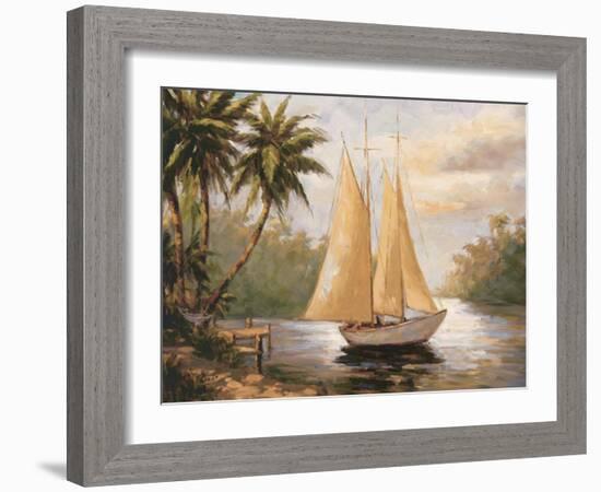 Setting Sail II-Enrique Bolo-Framed Art Print