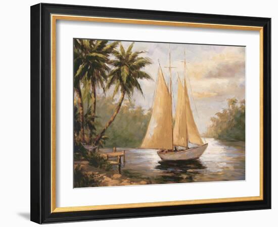 Setting Sail II-Enrique Bolo-Framed Art Print