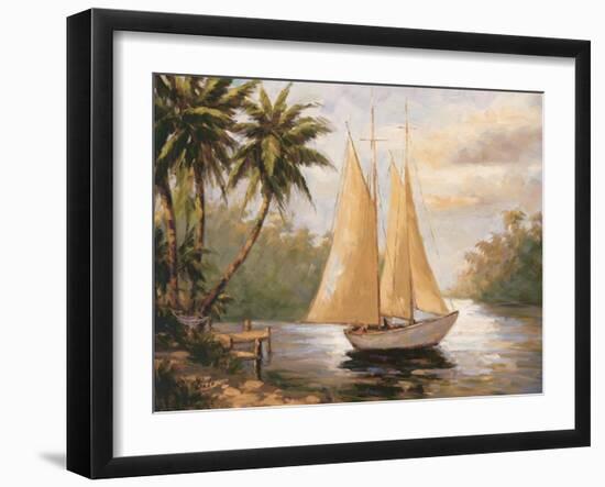 Setting Sail II-Enrique Bolo-Framed Art Print