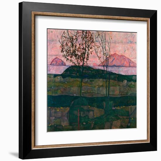 Setting Sun, 1913-Egon Schiele-Framed Giclee Print