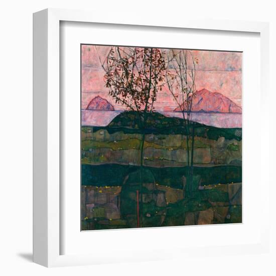 Setting Sun, 1913-Egon Schiele-Framed Giclee Print