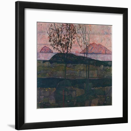 Setting Sun, 1913-Egon Schiele-Framed Giclee Print