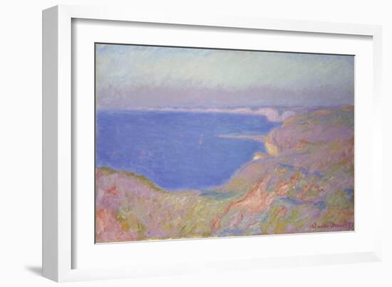 Setting Sun at Dieppe, 1897-Claude Monet-Framed Giclee Print