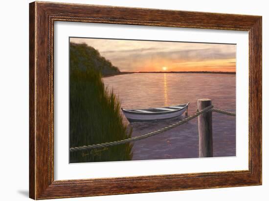 Setting Sun-Diane Romanello-Framed Art Print