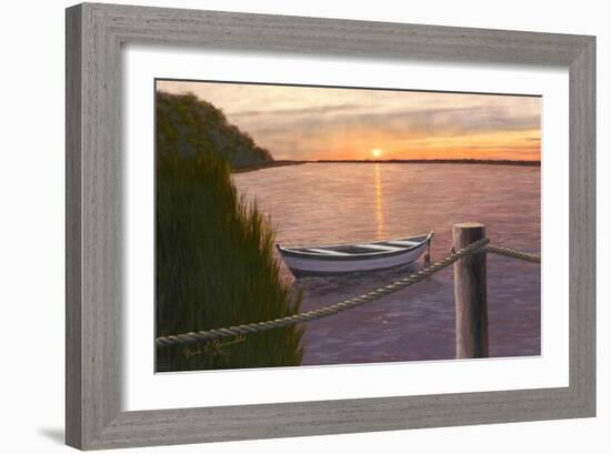 Setting Sun-Diane Romanello-Framed Art Print