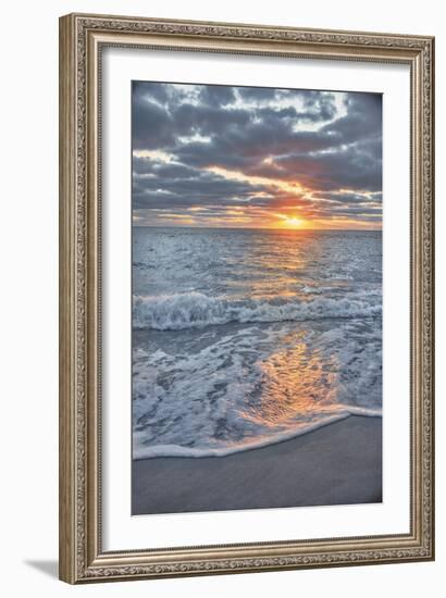 Setting Sun-Mary Lou Johnson-Framed Art Print