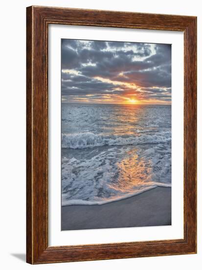 Setting Sun-Mary Lou Johnson-Framed Art Print