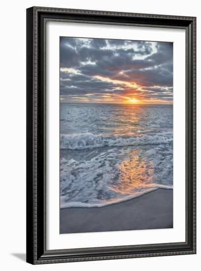 Setting Sun-Mary Lou Johnson-Framed Art Print