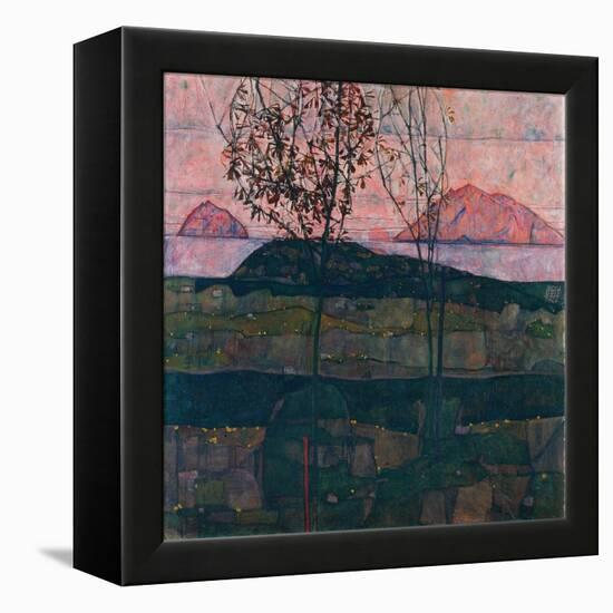 Setting Sun-Egon Schiele-Framed Premier Image Canvas