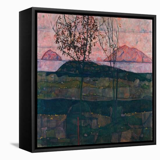 Setting Sun-Egon Schiele-Framed Premier Image Canvas